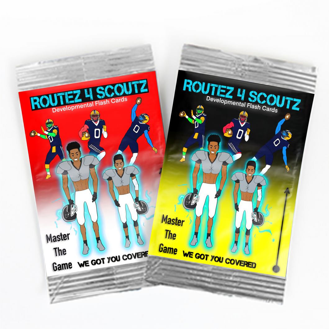 Routez 4 Scoutz Football developmental flash card booster pack