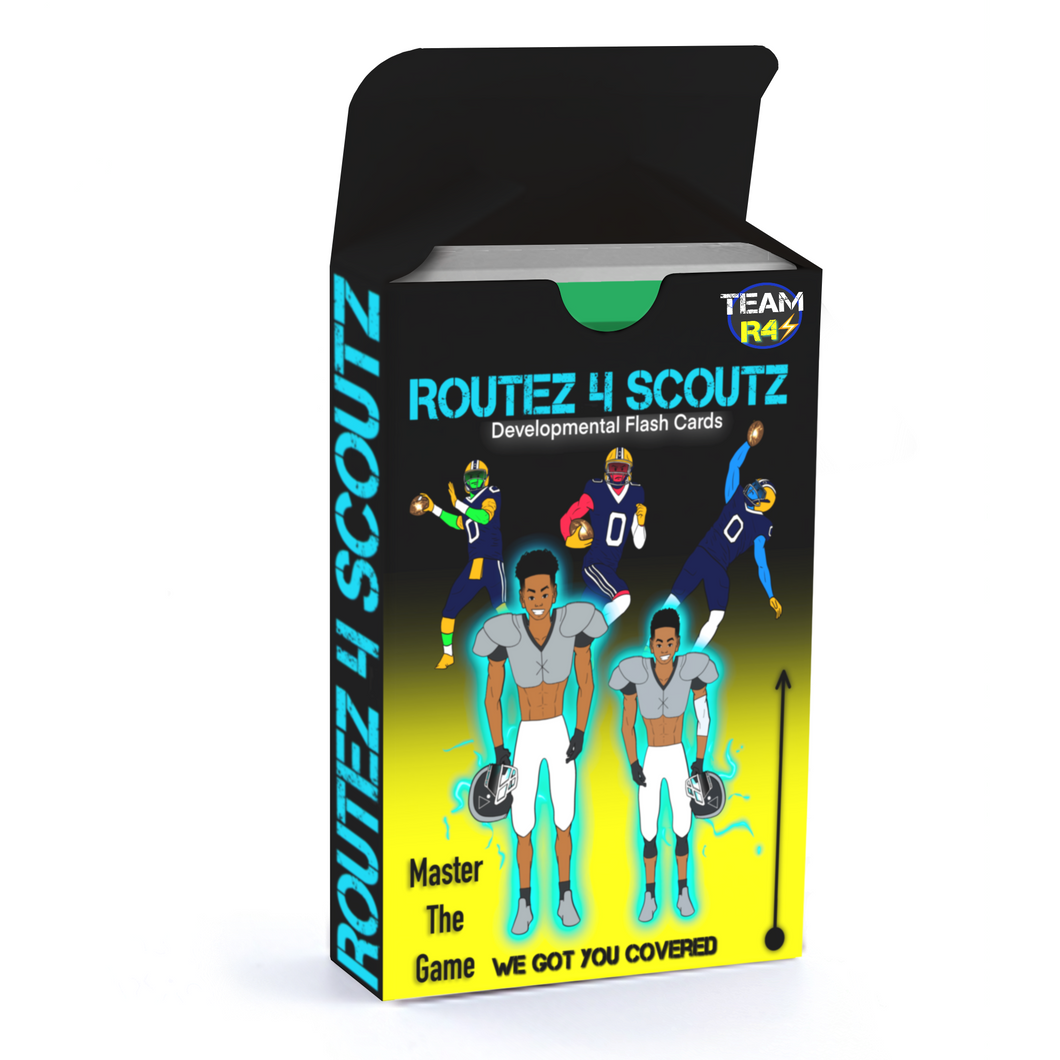 Routez 4 Scoutz Football developmental flash cards 36 deck starter pack